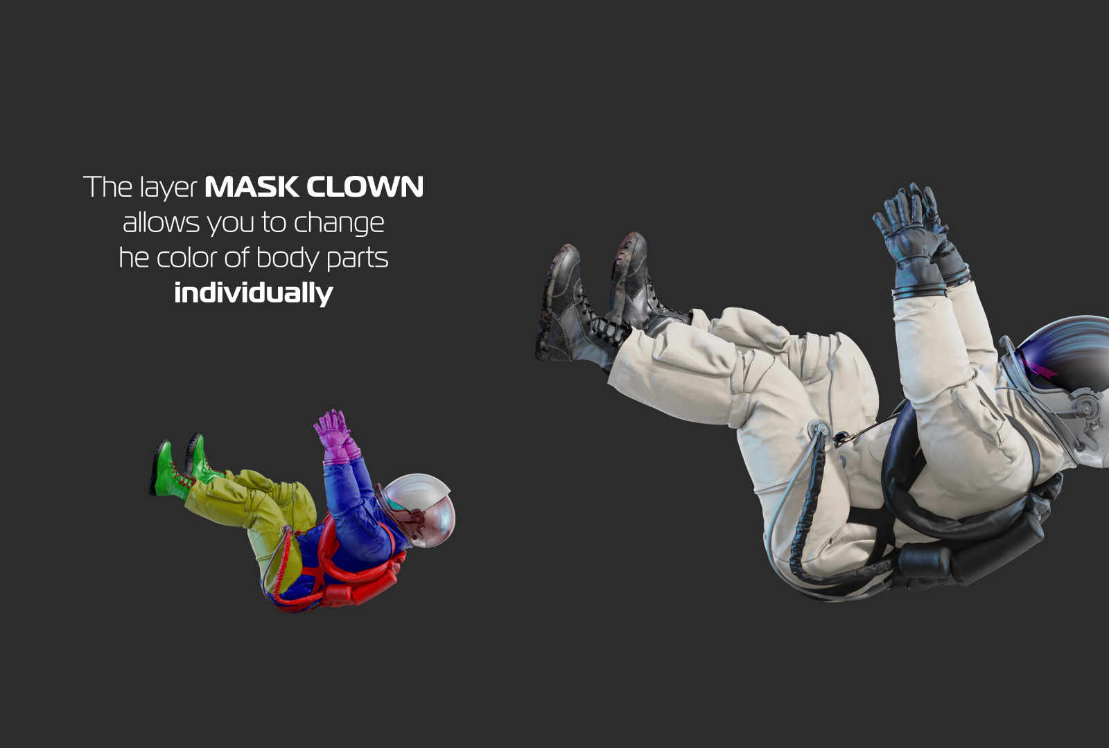 PSD Mockup 3D model NASA Astronaut #14 PSD Mockup 3D model NASA Astronaut #14