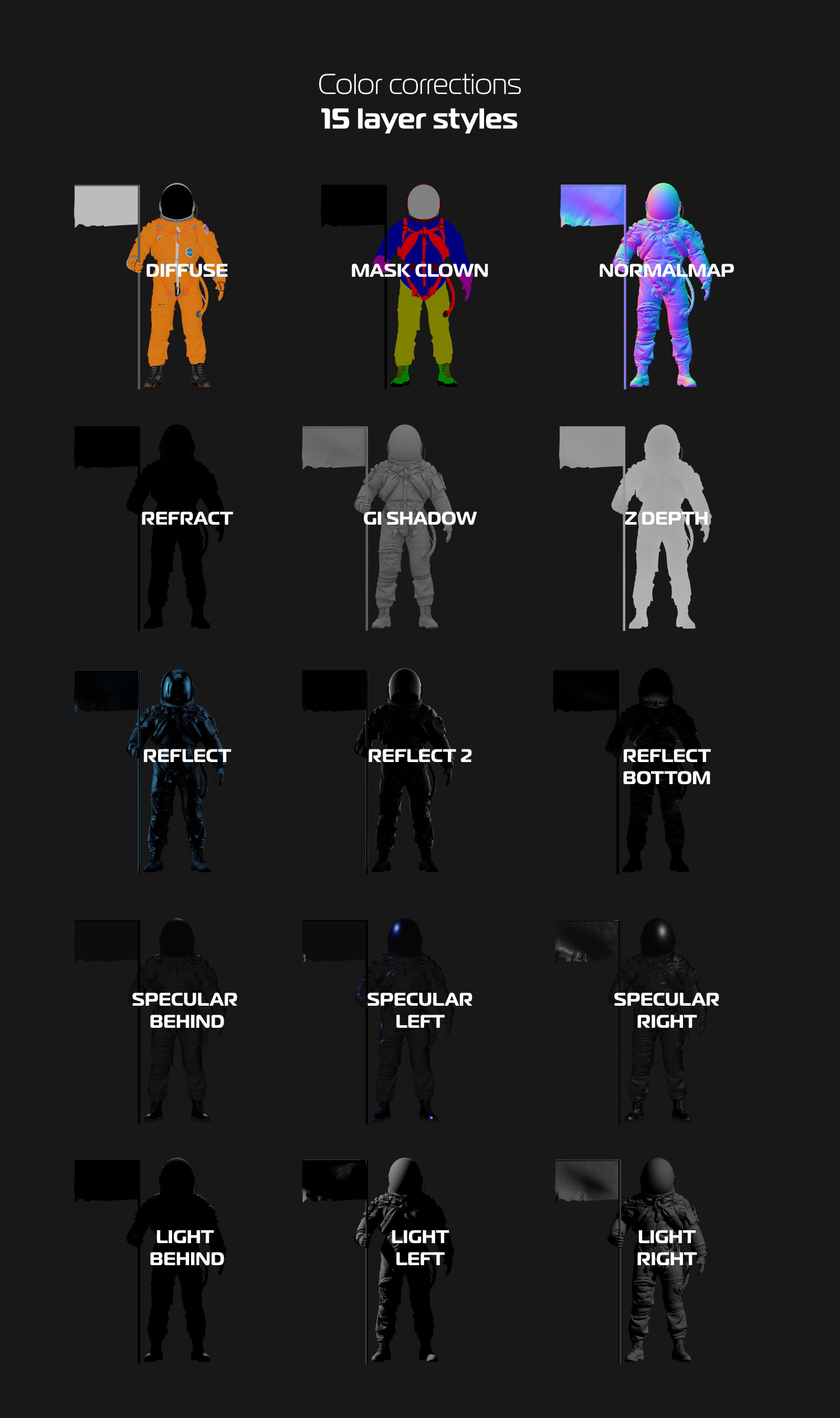 PSD Mockup 3D model NASA Astronaut #29 PSD Mockup 3D model NASA Astronaut #29