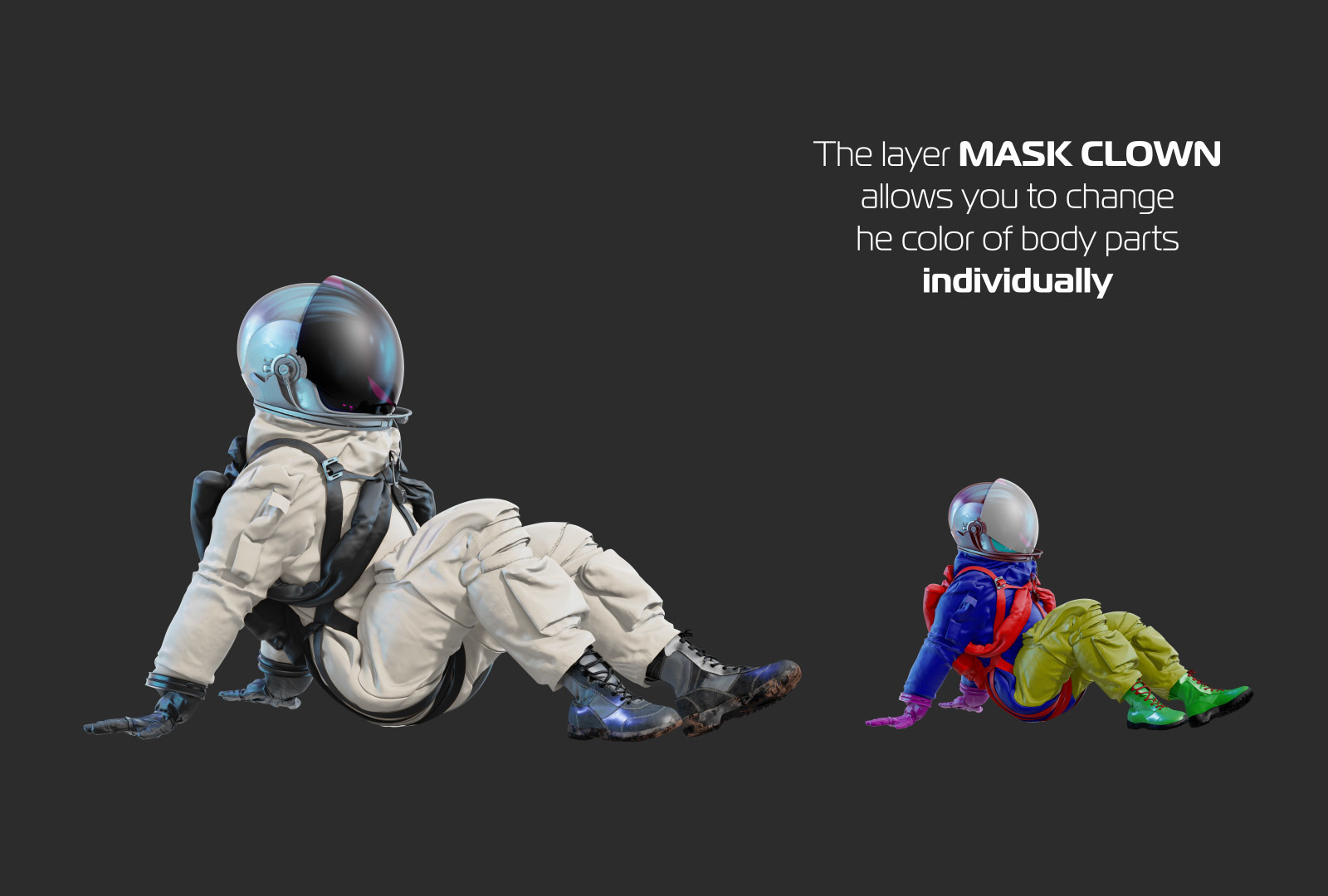 PSD Mockup 3D model NASA Astronaut #41 PSD Mockup 3D model NASA Astronaut #41