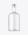 Frosted Glass Vodka Bottle Mockup Frosted Glass Vodka Bottle Mockup