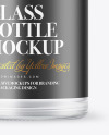 Frosted Glass Vodka Bottle Mockup