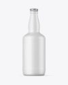 Matte Beer Bottle Mockup