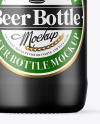 Matte Beer Bottle Mockup