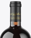 Amber Glass Red Wine Bottle Mockup