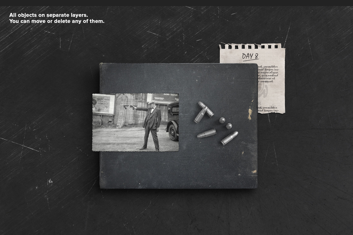 Mens Brutal Accessories Scene Mockup Mens Brutal Accessories Scene Mockup