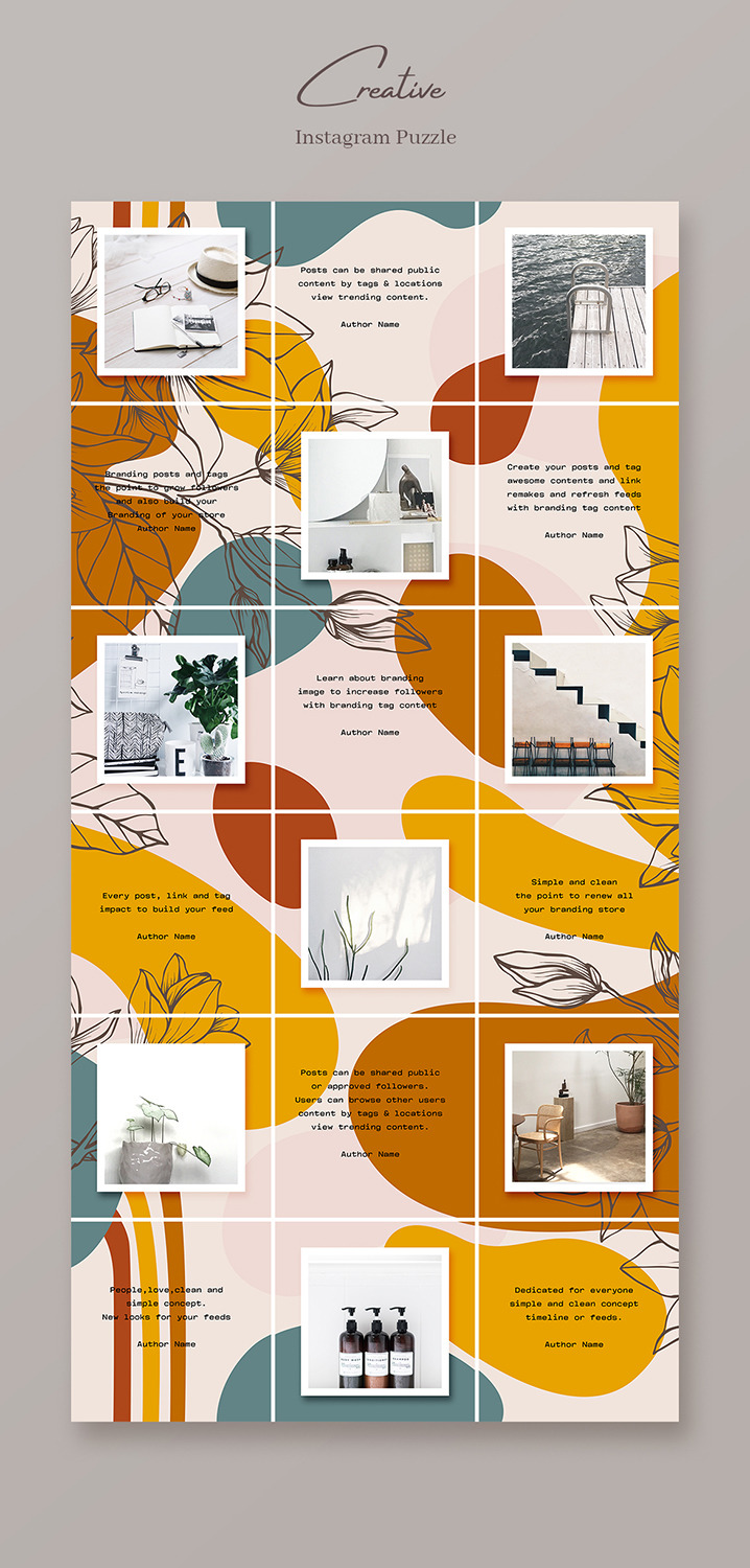 Creative Instagram Puzzle Creative Instagram Puzzle