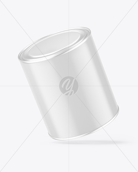 Matte Paint Can Mockup