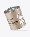 Textured Paint Can Mockup