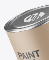 Textured Paint Can Mockup