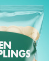 Plastic Bag With Dumplings Mockup