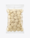 Matte Plastic Bag With Dumplings Mockup