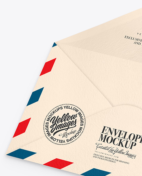 Textured Envelope Mockup