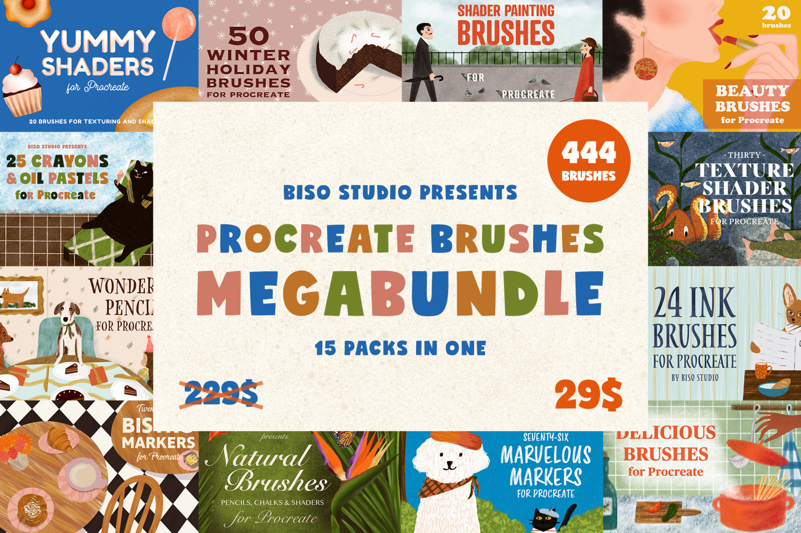 Procreate Brushes Megabundle Procreate Brushes Megabundle