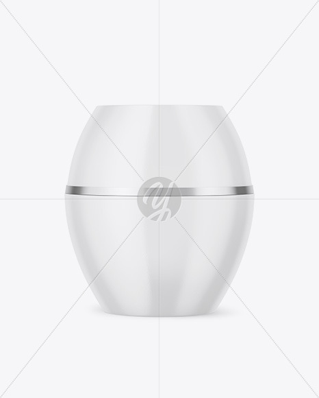 Glossy Cosmetic Jar Mockup