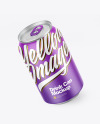 Matte Drink Can Mockup