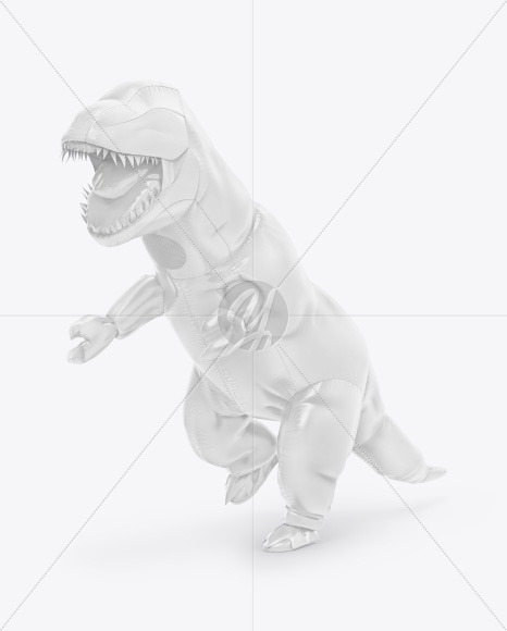 Inflatable T-Rex Costume Mockup