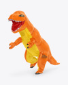 Inflatable T-Rex Costume Mockup