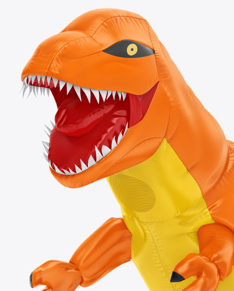 Inflatable T-Rex Costume Mockup