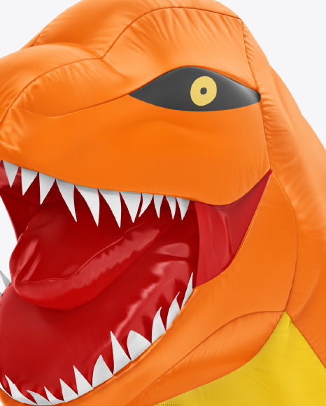 Inflatable T-Rex Costume Mockup