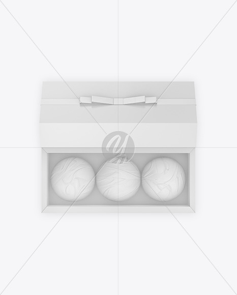 Gift Box with Chocolates Mockup