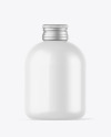 Glossy Bottle w/ Metallic Cap Mockup