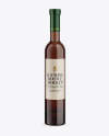 Amber Glass White Wine Bottle Mockup