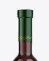 Amber Glass Red Wine Bottle Mockup