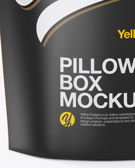 Paper Pillow Box Mockup