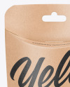 Kraft Paper Pillow Box Mockup