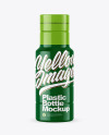 Glossy Plastic Bottle Mockup