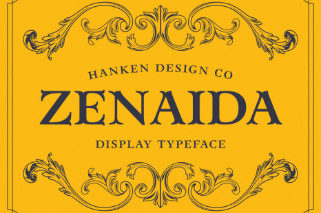 Zenaida Typeface - Fonts