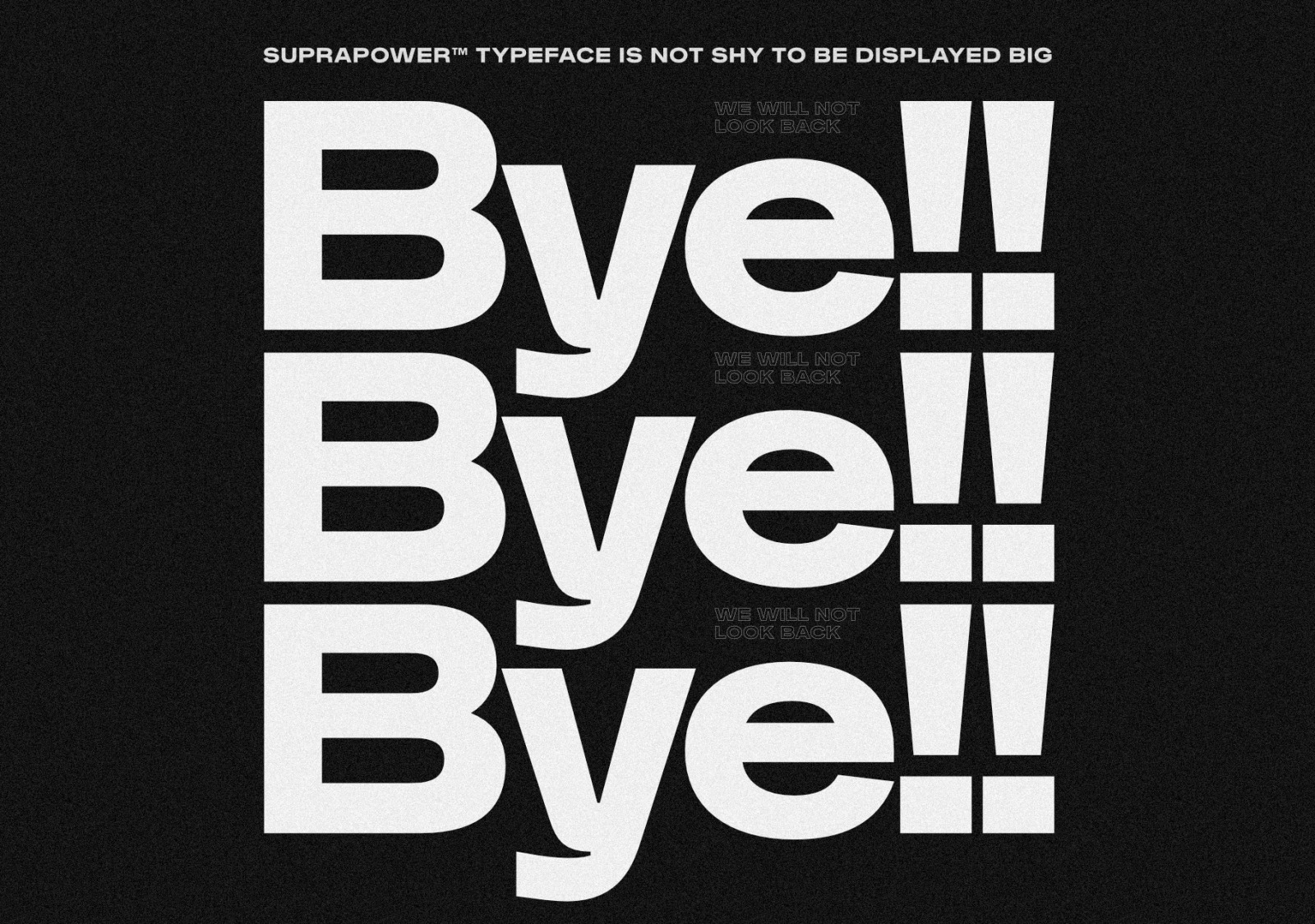 Suprapower Typeface Suprapower Typeface