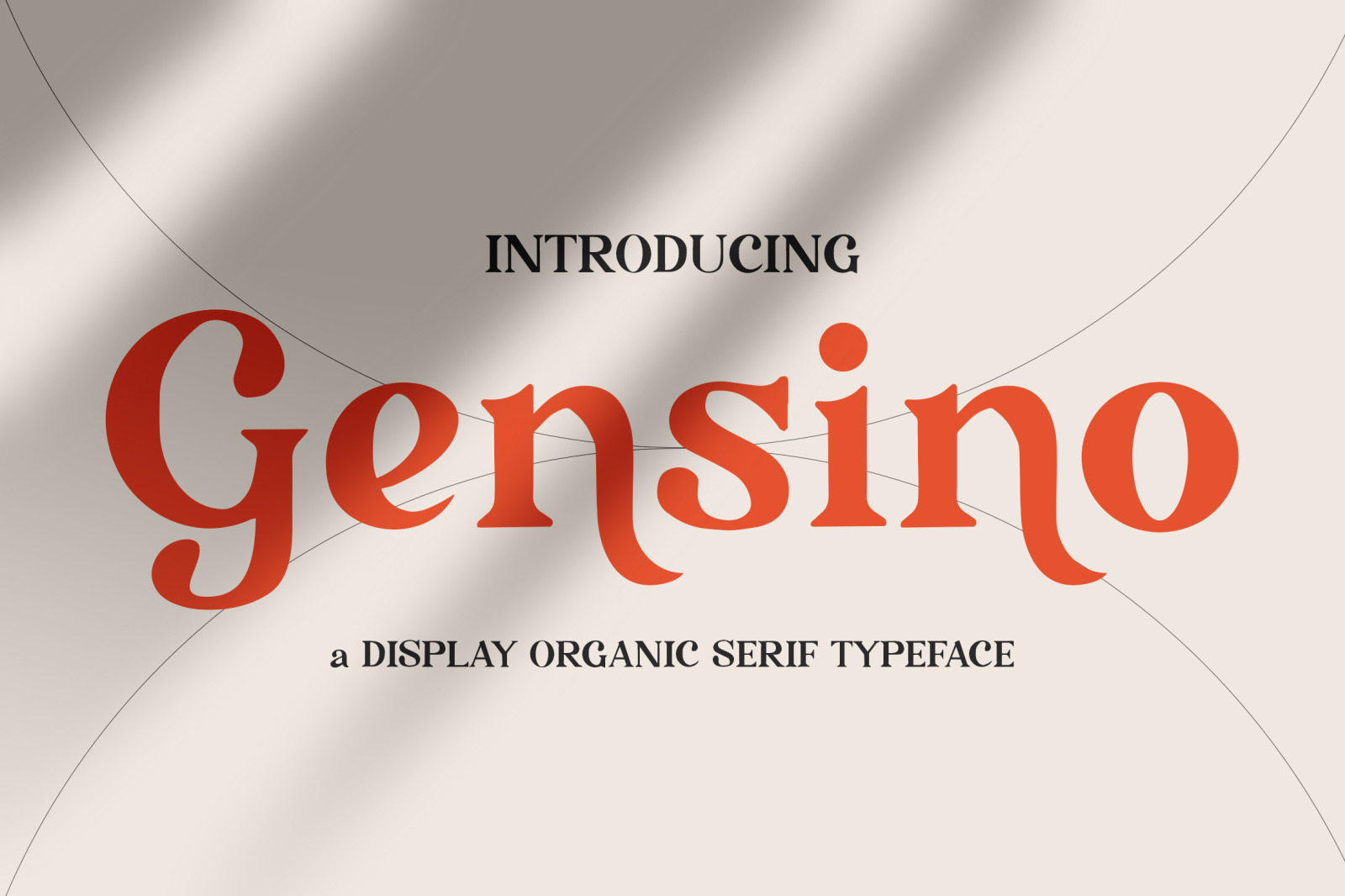 Gensino - Display Serif Typeface