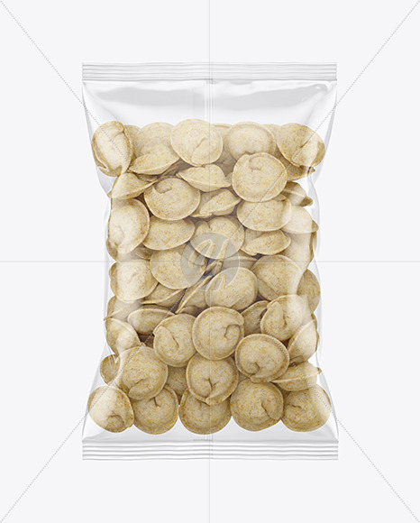 Plastic Bag With Dumplings Mockup