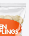 Plastic Bag With Dumplings Mockup