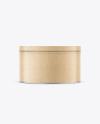 Kraft Round Tin Box Mockup