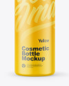 Matte Cosmetic Bottle with Pump Mockup