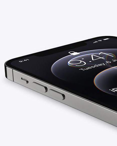 Apple iPhone 12 Pro Max Graphite Mockup