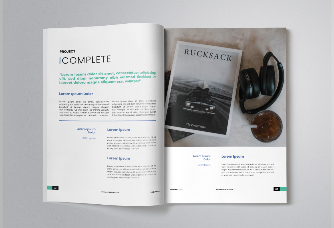 Company Business Annual Report Template