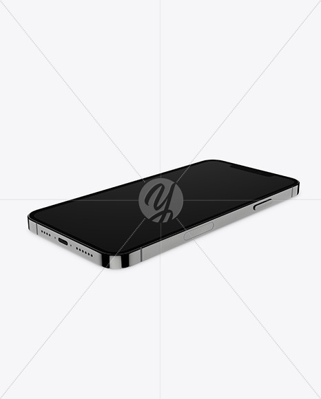 Apple iPhone 12 Pro Max Graphite Mockup