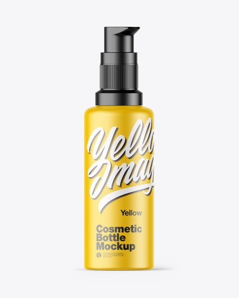 Matte Cosmetic Bottle Mockup - Body spray bottle mockup