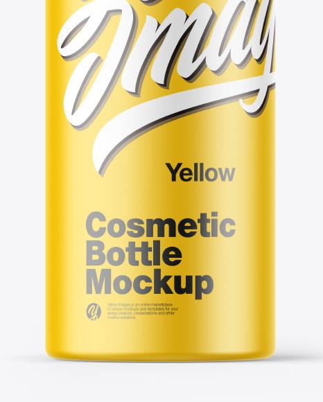 Matte Cosmetic Bottle Mockup