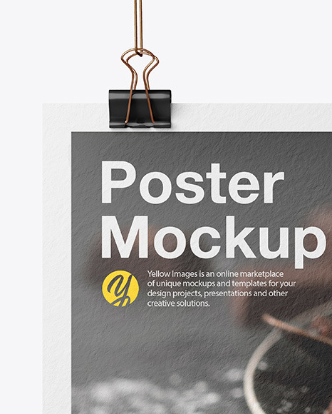 Textured A4 Poster Mockup