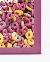 Kraft Box w/ Loop Cereal Mockup