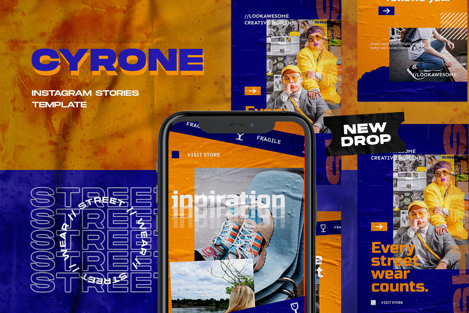 Cyrone Instagram Stories Template