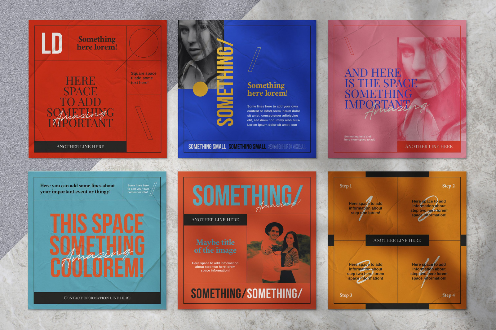 Colorful Boxes Social Media Template Colorful Boxes Social Media Template