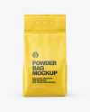 Matte Powder Bag Mockup