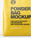 Matte Powder Bag Mockup