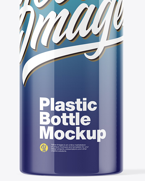 Glossy Bottle Mockup