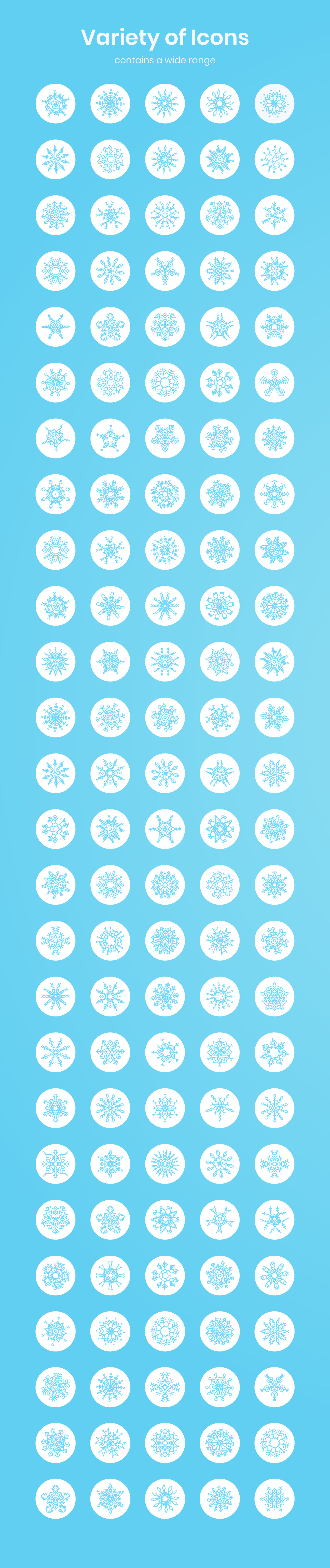 125+ Snowflakes Icons 125+ Snowflakes Icons